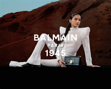 balmain 1945 bags collection spring 2021 ad campaign the impression