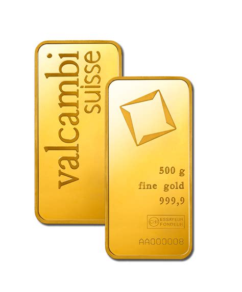 500 G Minted Gold Bar