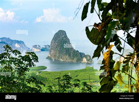 Selective Focus Stunning View Of The Beautiful Phang Nga Bay Ao