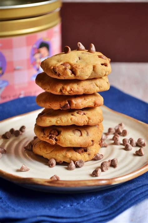 Continental | recipe category i love chocolate chips cookies but never made eggless. eggless choco chip cookies: Crispy and tasty choco chip cookies,easy eggless recipe. Recipe ...