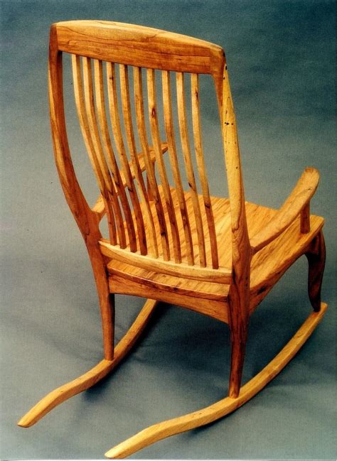 Texas Pecan Rocker Handmade Wood Furniture Custom Rocking Chairs