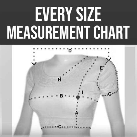 Blouse Cutting Measurement Chart Every Size Chart Tailoringinhindi