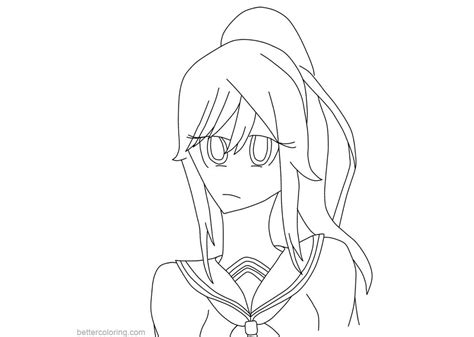 48 Inspirational Stock Ayano Aishi Coloring Pages Image Cupidpng