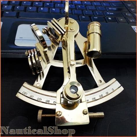 4 solid brass sextant nautical marine instrument astrolabe ships maritime t ebay