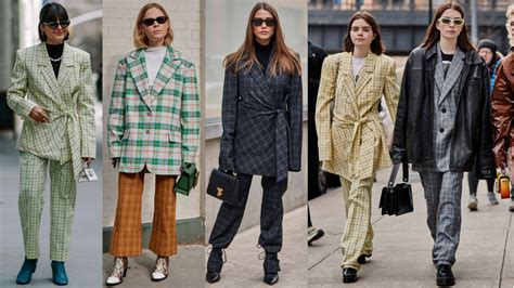Plaid Suits Were Everywhere On Day 4 Of New York Fashion