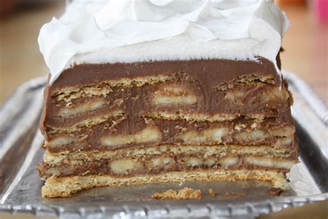 Pass The Peas Please Chocolate Banana And Graham Cracker Icebox Cake