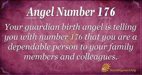 Angel Number 176 Meaning Be More Reliable Sunsignsorg