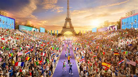 Die Olympischen Und Paralympischen Feierlichkeiten In Paris 2024 In