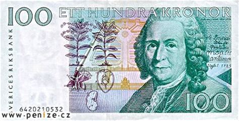 Muzeum bankovek - detail bankovky Švédská koruna 100 | Peníze.cz