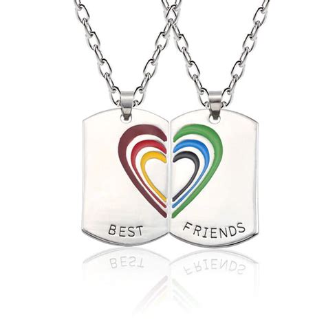 Matching Necklaces For 2 6 Best Friends 20 Designs Friend Necklaces