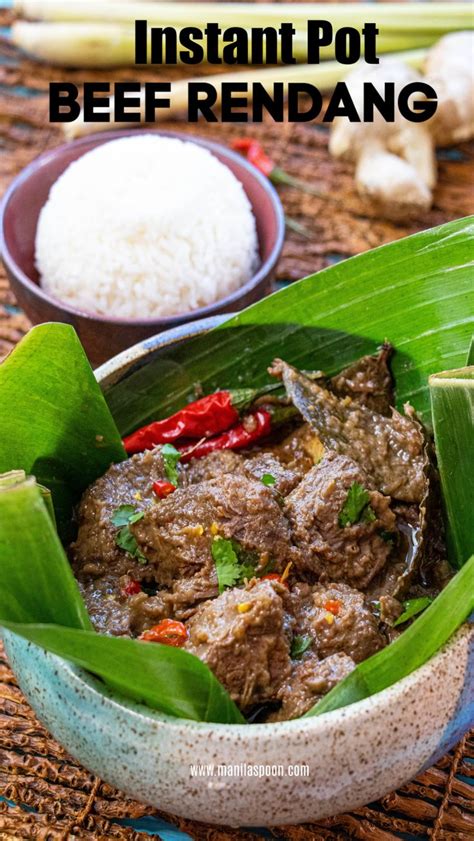 Making This Delicious Indonesian Classic Beef Rendang In The Instant