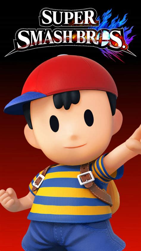 Smash 4 Wallpaper Phone Ness By Thewolfgalaxy On Deviantart