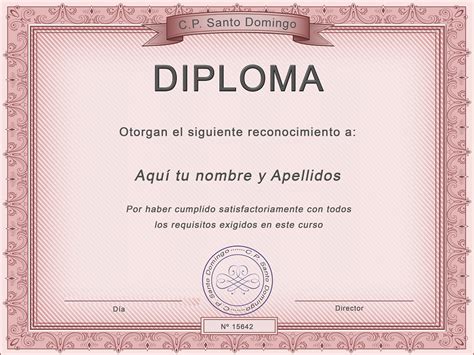 Plantilla Psd Para Crear Diploma Rosado Con Bordes Floral My Xxx Hot Girl
