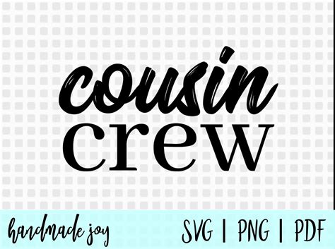 Cousin Crew svg cousin svg Cousin shirt svg Cousins svg