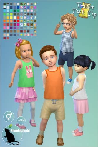Eas Toddler Top Recolor By Standardheld At Simsworkshop Sims 4 Updates