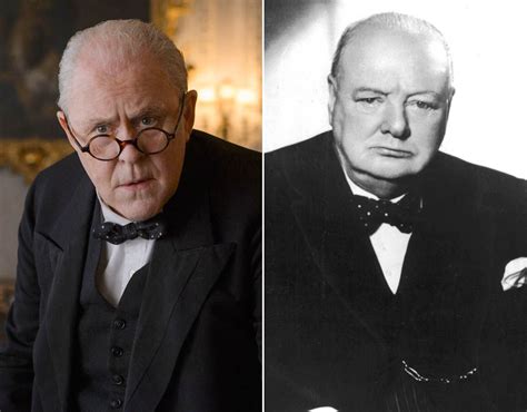 John Lithgow As Winston Churchill The Cast Of The Crown Vs The Real