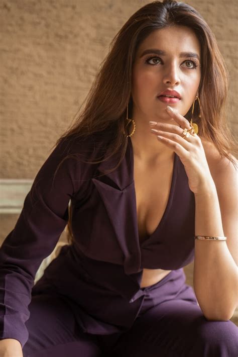 See more ideas about bollywood, vintage bollywood, beauty. Bollywood Beauty Nidhhi Agerwal Hot Photoshoot In Violet Dress