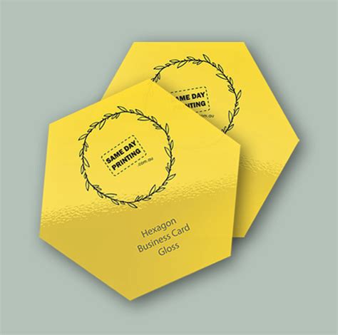 Maybe you would like to learn more about one of these? Same Day Hexagon Business Card Printing Melbourne