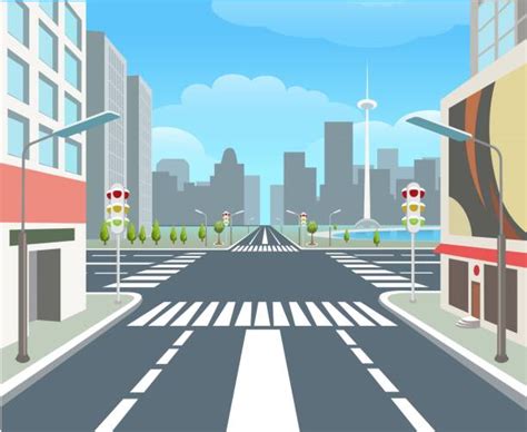 Pedestrian Lane Illustrations Royalty Free Vector Graphics And Clip Art