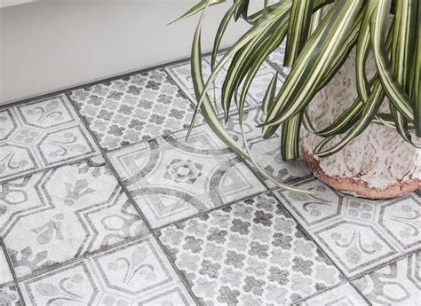 Floor Tiles Self Adhesive Moroccan Style Vinyl Flooring Bathroom
