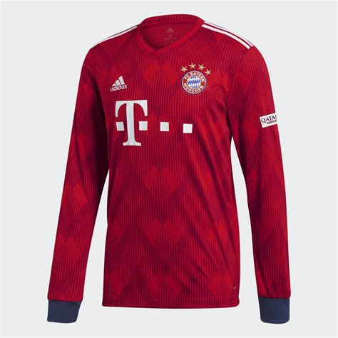 Bayern munich football jerseys (15). FC Bayern München home jersey L/S 2018/19