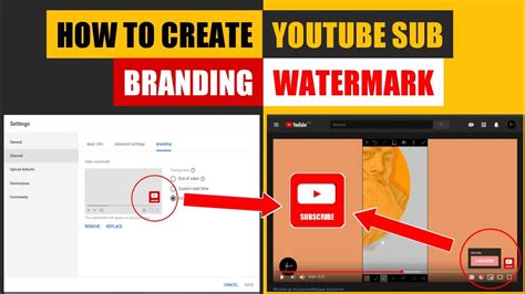Quick Steps On How To Create Subscribe Branding Watermark