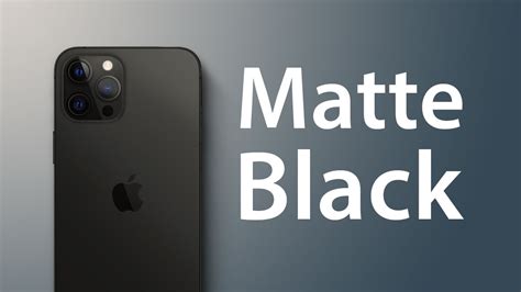 Iphone 13 To Come In Matte Black Macrumors