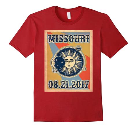 Vintage Missouri Total Solar Eclipse 2017 Tshirt Cl Colamaga