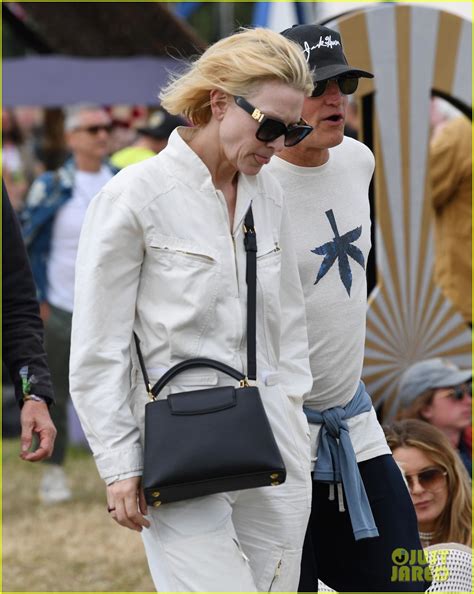 Cate Blanchett Meets Up With Woody Harrelson At Glastonbury Festival