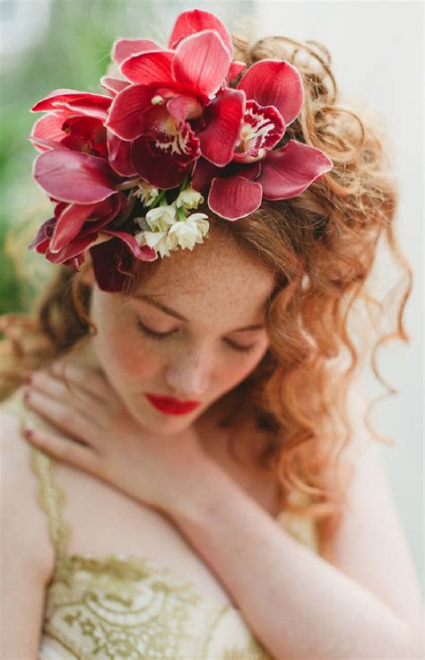 Flower Hair Accessories With Campbells Flowers From Flower Crowns To