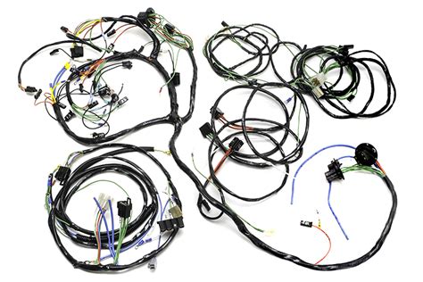 I'll do some digging and seems like this additional wiring harness with 4 wires is interconnecting passenger side panel. Wiring Harnes Main Under Dash For Scout 800 1966 To 68 - Wiring Diagram Schemas