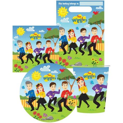 The Wiggles Party Pack 40pc Party Products Australia