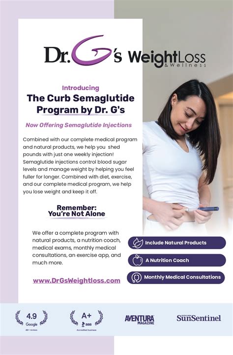 Semaglutide Injections Curb Program By Dr Gs Philadelphia Pa Dr