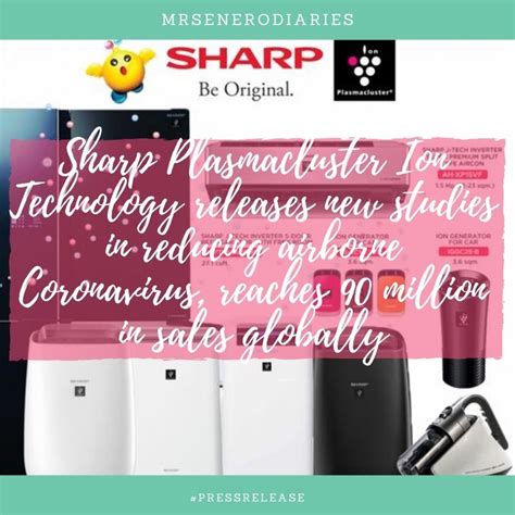 Sharp Plasmacluster Ion Technology Releases New Studies In Reducing