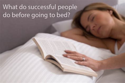 What Do Successful People Do Before Going To Bed Talented Ladies Club