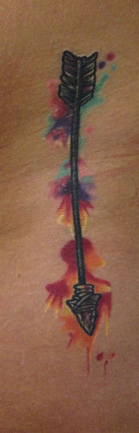 Arrow Tattoo Native American Tattoo Watercolor Tattoo Time Tattoos Foot Tattoos Flower