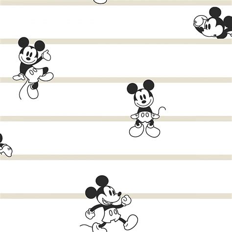 Disney Mickey Mouse Stripe Wallpaper Wallpaper And Borders The Mural
