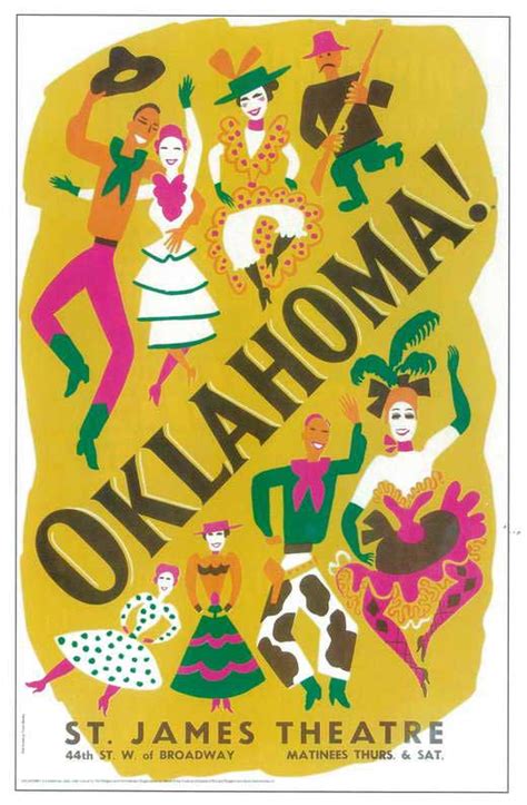 Oklahoma Broadway Movie Posters From Movie Poster Shop