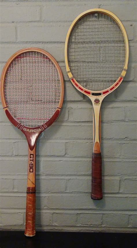 Pair Of Vintage Wooden Tennis Rackets Davis By Thefeatheredpen