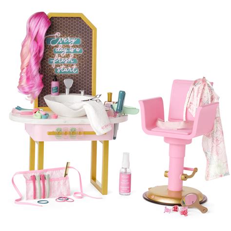American Girl® Dolled Up™ Salon Ultimate Bundle American Girl Doll Doll Furniture American