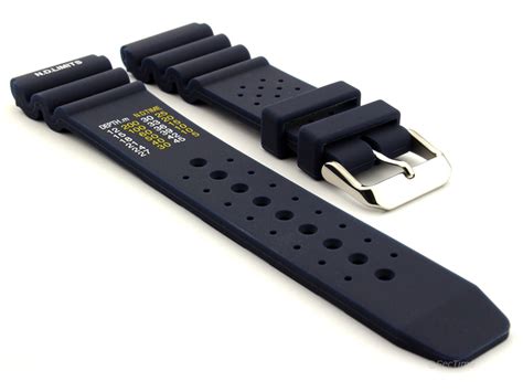 Nd Limits Silicone Rubber Waterproof Divers Watch Strap Band Pro 18