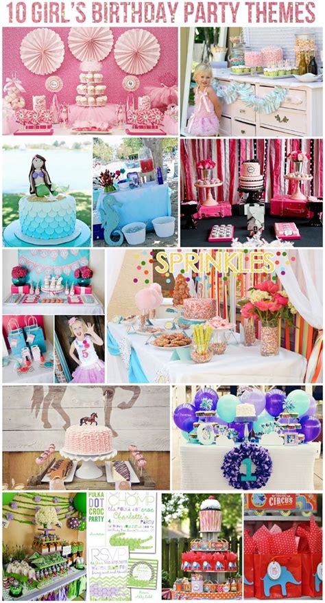 Top 10 Girls Birthday Party Themes Girls Birthday Party Themes