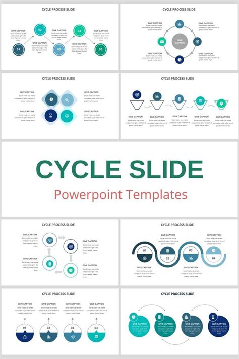 Cycle Process Slide Powerpoint 20 Best Design Infographic Templates