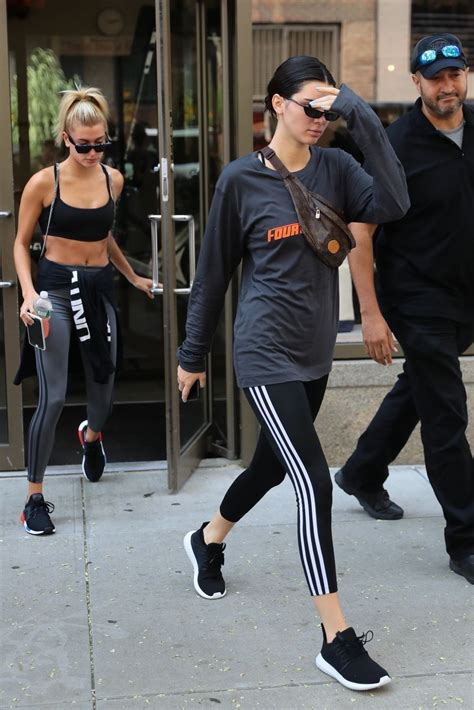 kendall jenner and hailey baldwin out in new york 08 01 2017 hawtcelebs