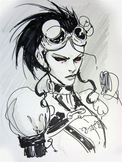 Lady Mechanika By Joe Benitez In Will Lees Convention Sketches Comic