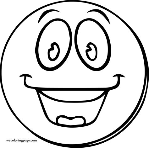 Smiley Face Happy Face Free Images Coloring Page Wecoloringpage Com