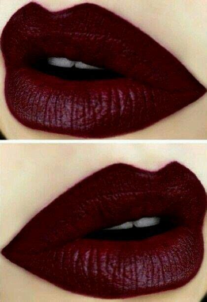 Deep Dark Red Lips Work It Pinterest