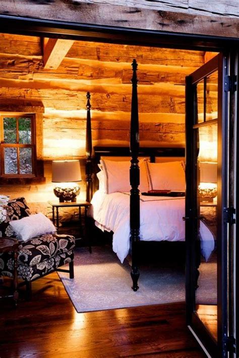 Rustic Elegance Cabin Bedroom Log Homes Rustic House