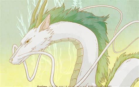 Wallpaper Drawing Illustration Spirited Away Cartoon Dragon Wing