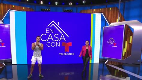 Watch En Casa Con Telemundo Highlight Carlos Adyan Y Ana Jurka Sudaron